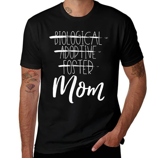 Not Biological Adoptive Foster Just Mom Adoption Love  Lightweight T-Shirt