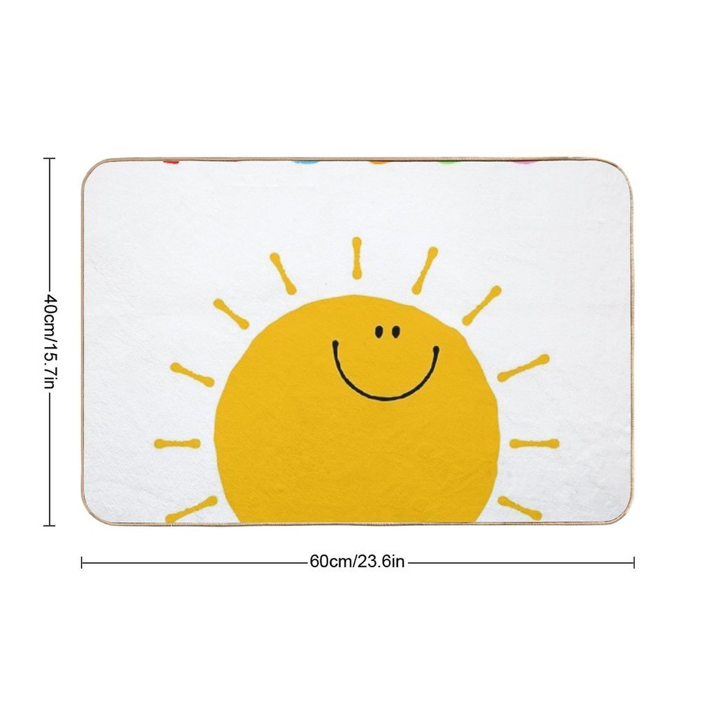 Hello Sunshine  Anti-Trip Bath Mat