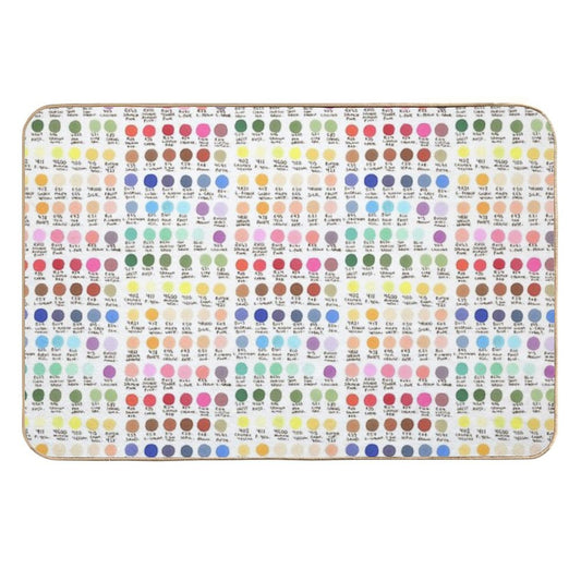 Stephs Marker Swatches!  Eco-Friendly Bath Mat