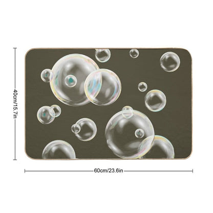 Bubbles  Dirt-Trapping Bath Mat