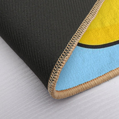 Rubber Duck in Baby Blue  Dirt-Trapping Bath Mat