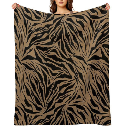 Jungle Tiger Eco-conscious Throw Blanket