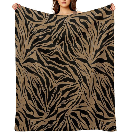 Jungle Tiger Eco-conscious Throw Blanket