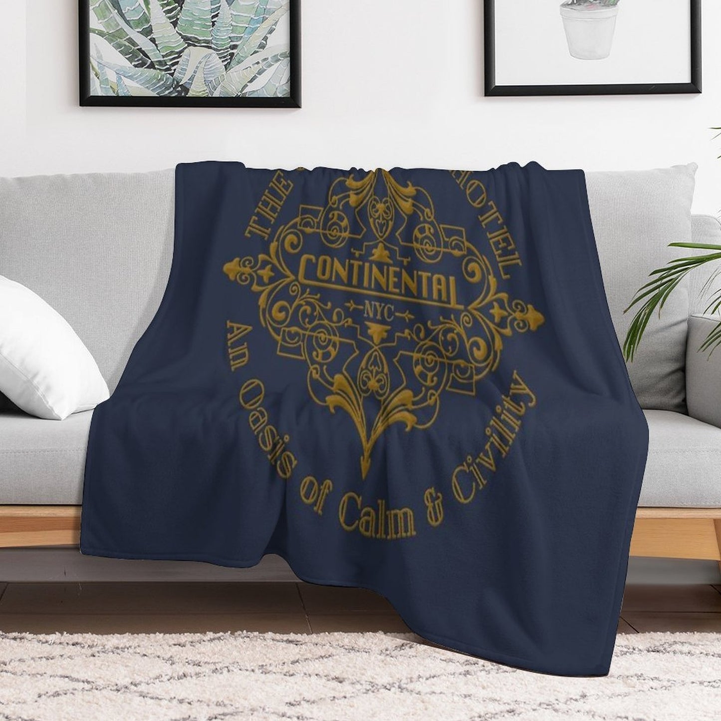 The Continental Compact Throw Blanket