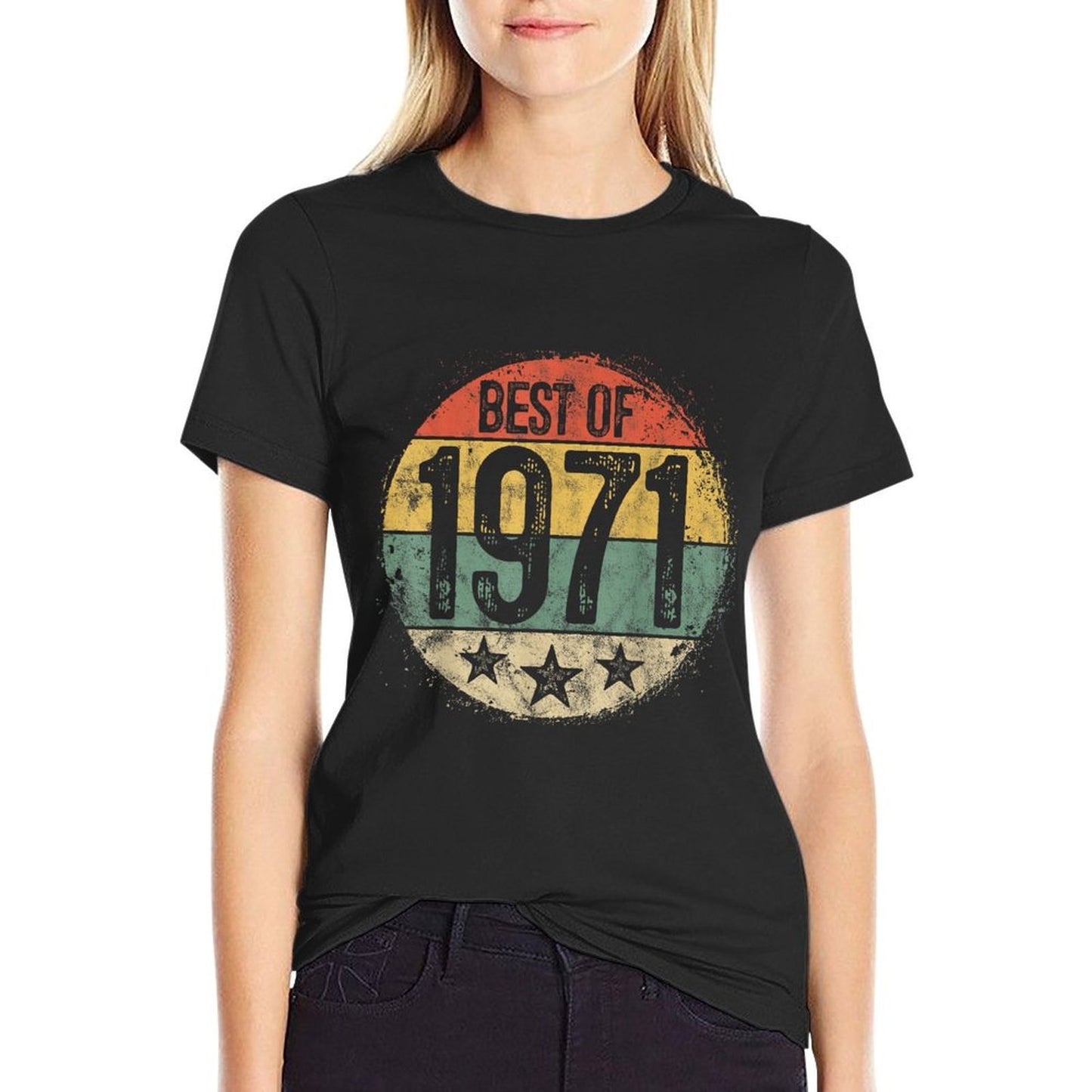 Best Of 1971 54th Birthday Gifts For Men Women 54 Year Old  Slim-fit Cut T-Shirt