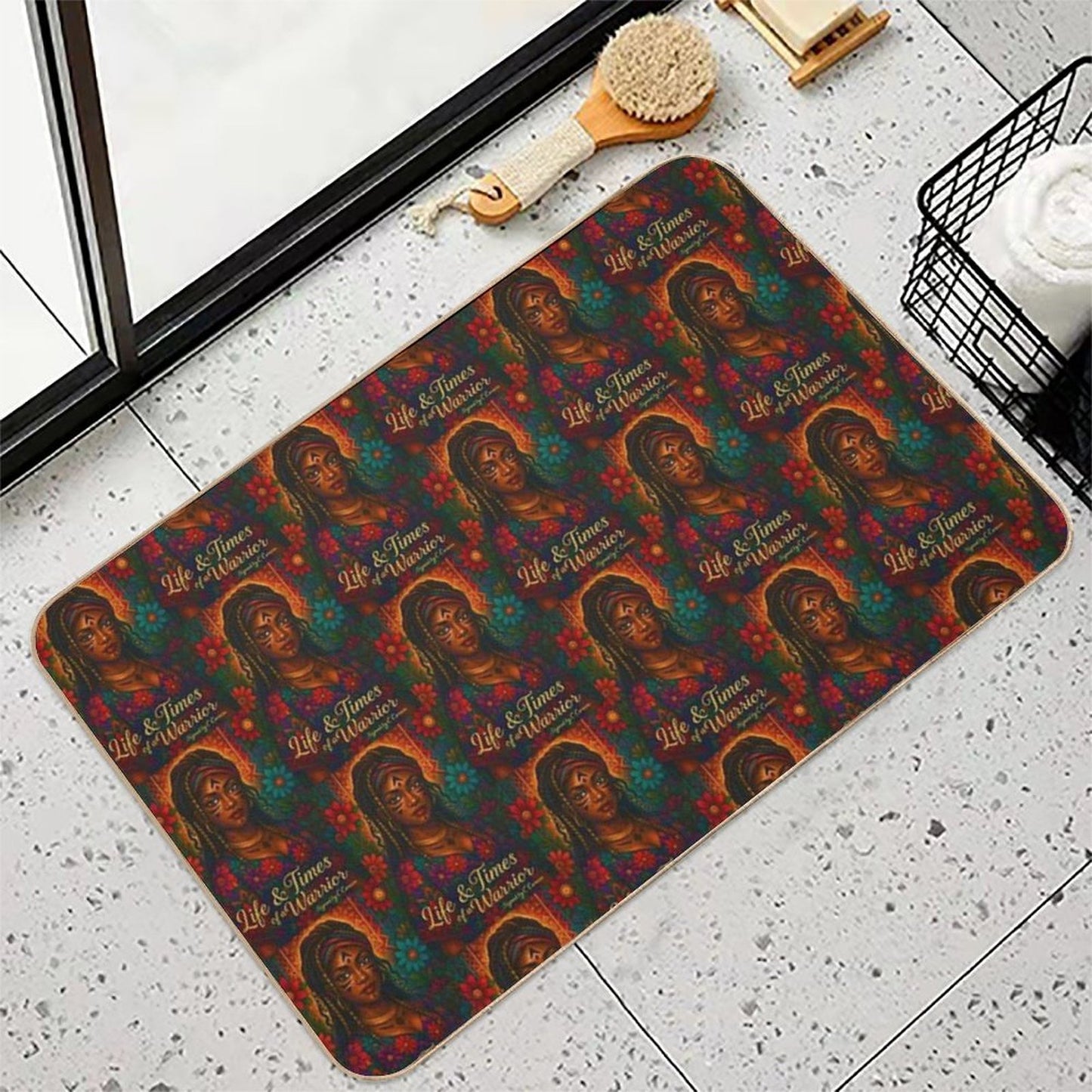 Crowned in Courage  Absorbent Bath Mat