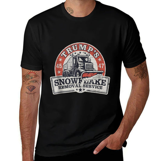 Trumps Snowflake Removal Service Funny Trump Comfortable T-Shirt