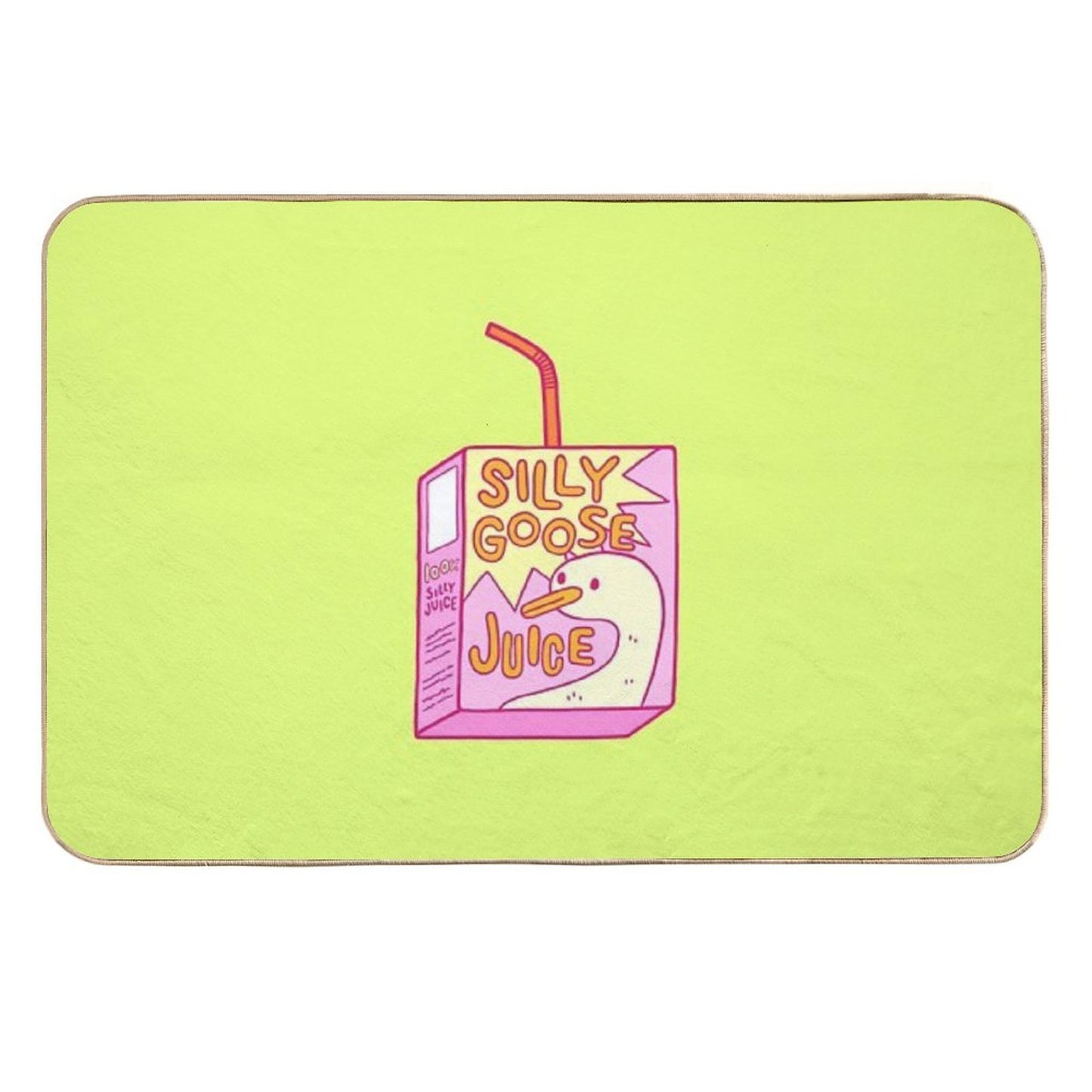 Silly Goose Juice  Non-Slip Bath Mat