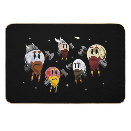 Dwarf Planets  Easy Maintenance Bath Mat