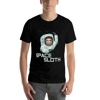 Sloth in Space Astronaut  Easy-care T-Shirt