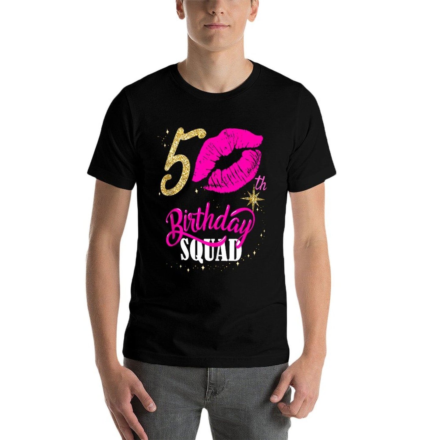 Las Vegas Girls Trip 2024s, Vegas 50th Birthday Squad  High-quality Stitching T-Shirt