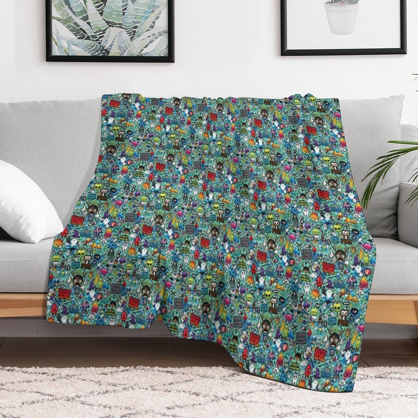 The Real World Durable Throw Blanket