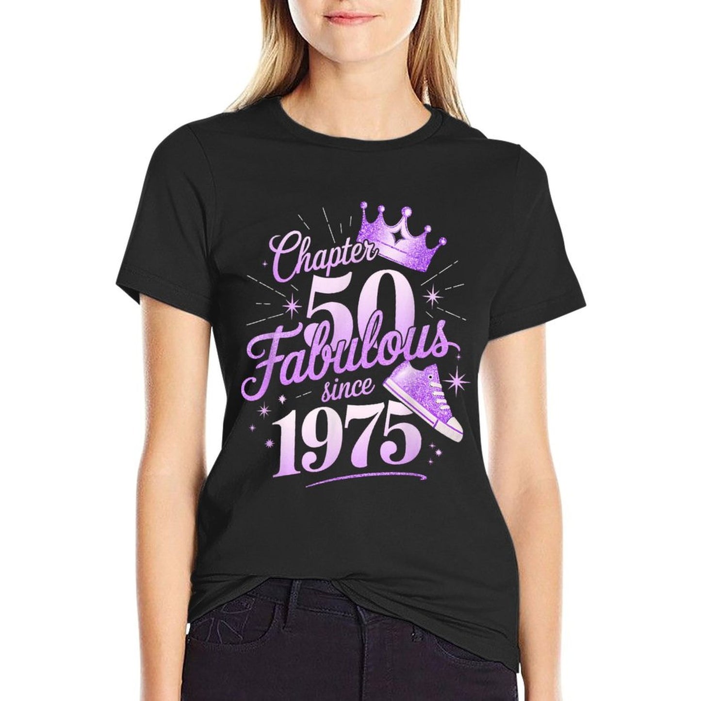 Chapter 50 Fabulous Since 1975 50th Birthday Queen For Women  Affordable Price T-Shirt