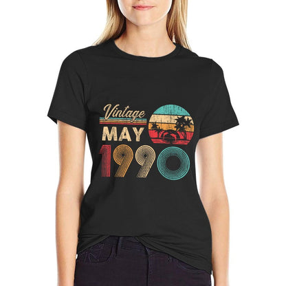 Vintage Legend Since May 1990 Retro 30th Birthday  Vintage-inspired T-Shirt