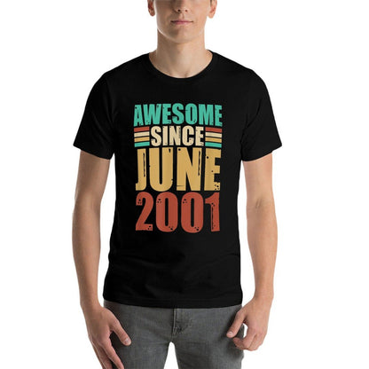 Awesome Since June 2001 21 Years Old 21st Birthday  Classic T-Shirt