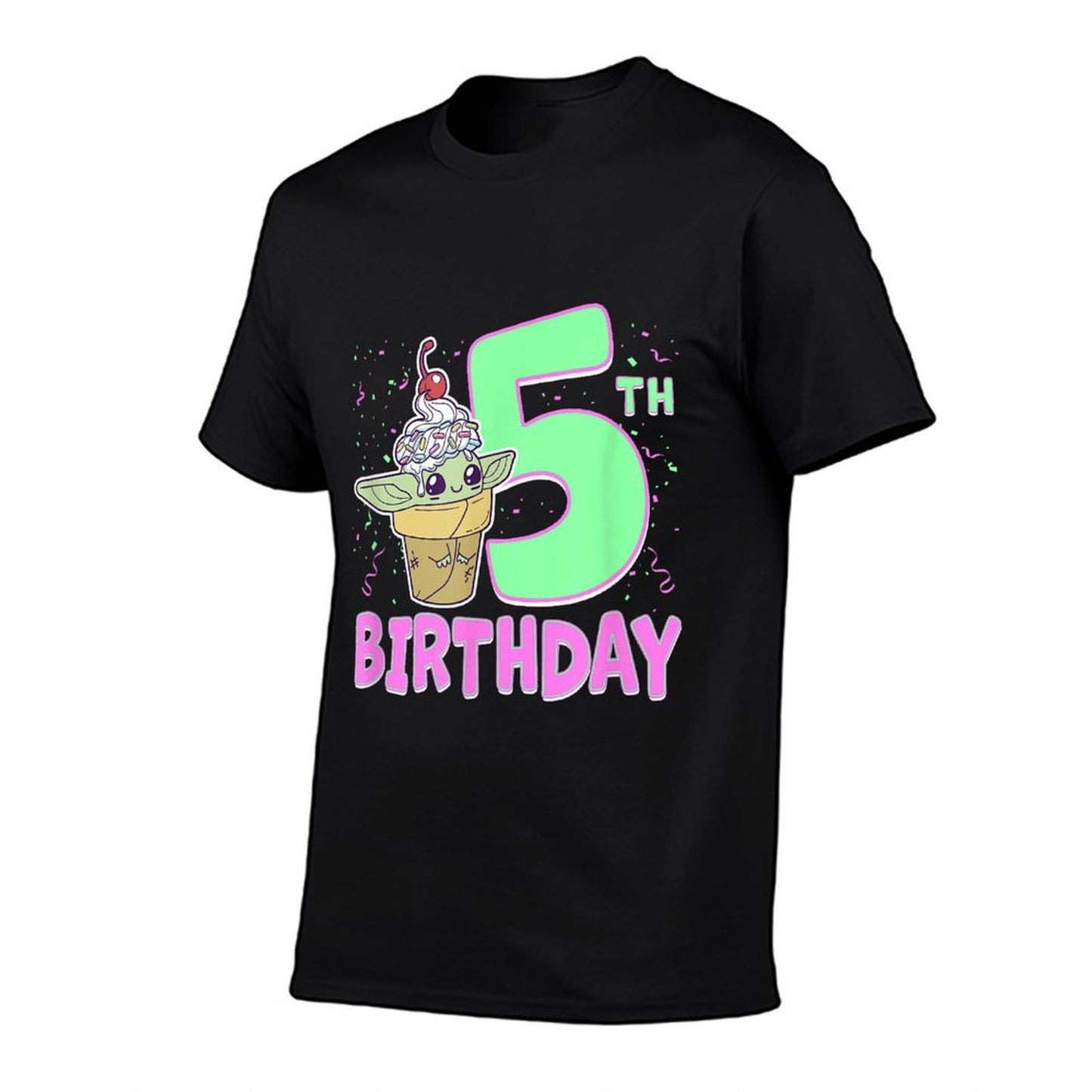Star Wars The Mandalorian Grogu 5th Birthday Treat  Odor-resistant T-Shirt