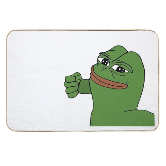 Pepe Punching Meme  Anti-Trip Bath Mat