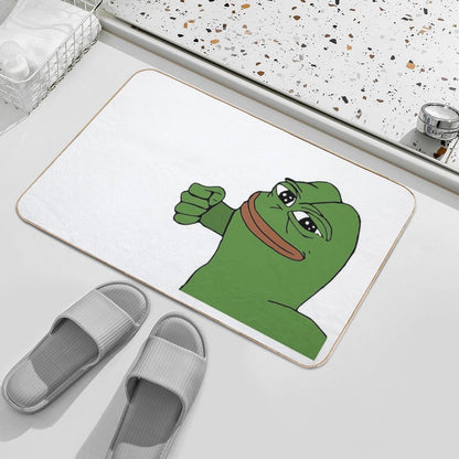 Pepe Punching Meme  Anti-Trip Bath Mat