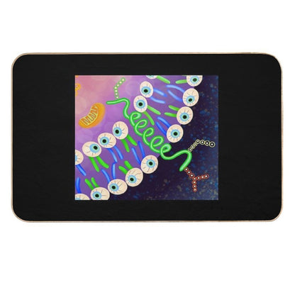 Psychedelic Cell Biology  Multi-Purpose Bath Mat