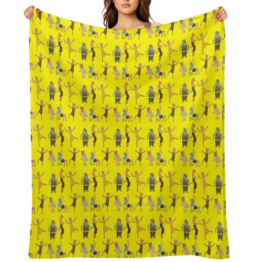 Let Her Dance Plush Throw Blanket