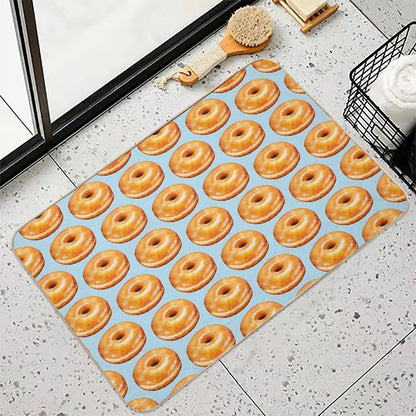 Glazed Donut Pattern  Dirt-Trapping Bath Mat