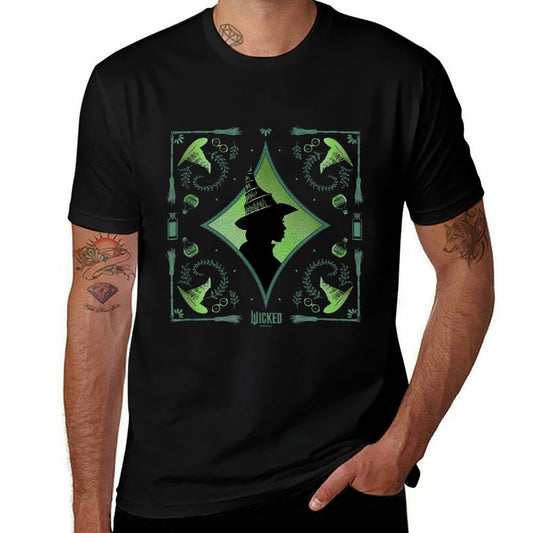 Wicked Elphaba Enchanted Brooms Silhouette  Durable T-Shirt