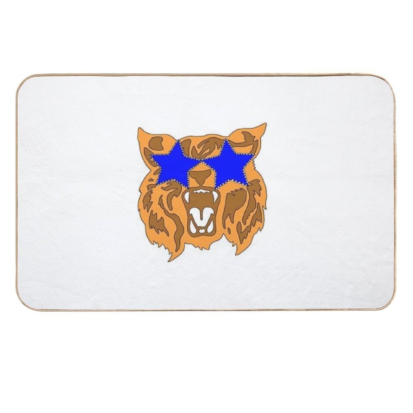 Kentucky Wildcat  Repositionable Bath Mat