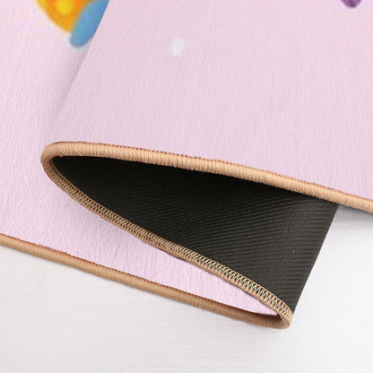 Hermit Crab - Pink  Knife Jellyfish  Multi-Purpose Bath Mat