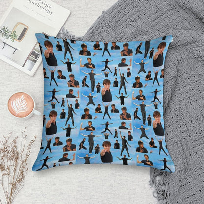 Zac Efron Troy Bolton Bet On It  High School Musical Soft Anti-Pilling Throw Pillow