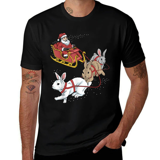 Rabbit Christmas  Eco-friendly Material T-Shirt