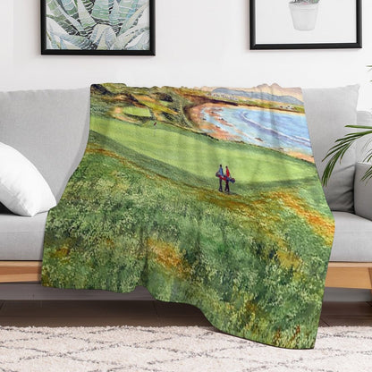 Ballybunion Golf Course County Kerry Ireland  10th Green Quick-dry Throw Blanket
