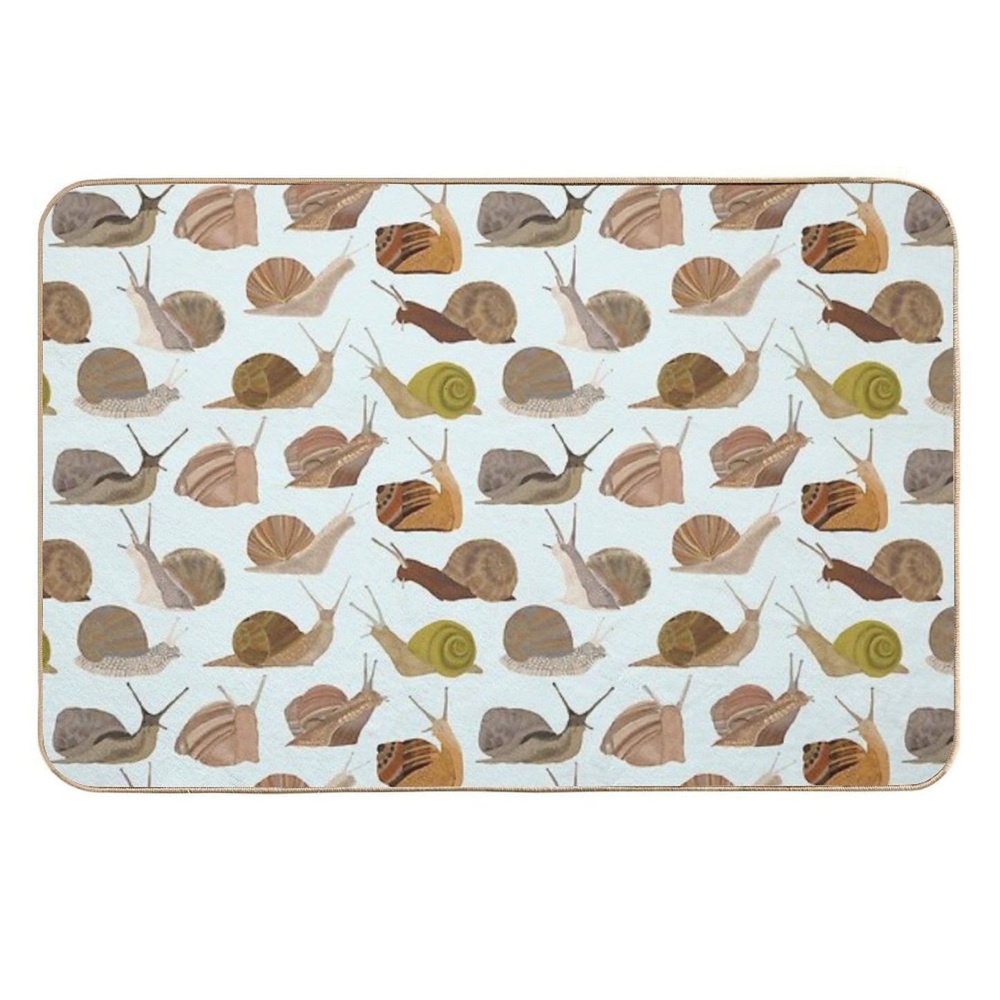 Snails  Dirt-Trapping Bath Mat