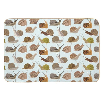 Snails  Dirt-Trapping Bath Mat