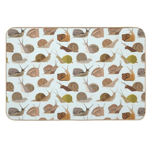 Snails  Dirt-Trapping Bath Mat