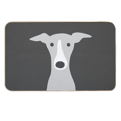 Greyhound  Italian Greyhound  Cute Whippet Dog  Long-Lasting Bath Mat