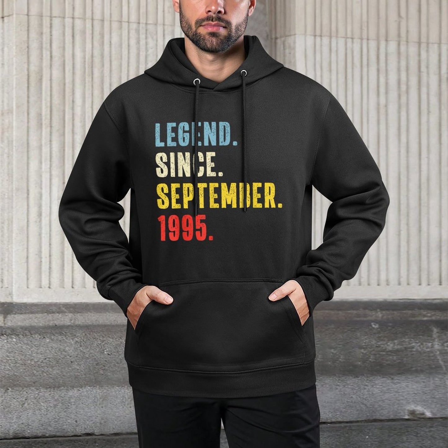 30 Year Old Legend Since September 1995 Retro 30th Birthday Pilling-Resistant Hoodie