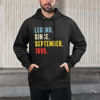 30 Year Old Legend Since September 1995 Retro 30th Birthday Pilling-Resistant Hoodie