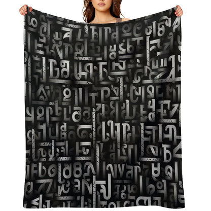 Beautiful Digital Art Pattern Gift-ready Throw Blanket