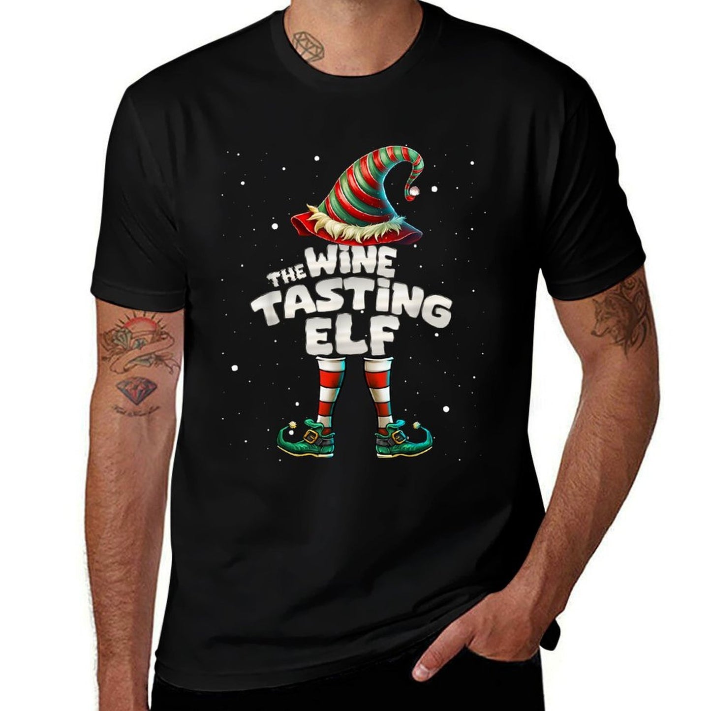 Im The Wine Tasting Elf Family Matching Group Christmas  Affordable Price T-Shirt