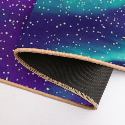 Star Eater in Northern Lights  Anti-Trip Bath Mat