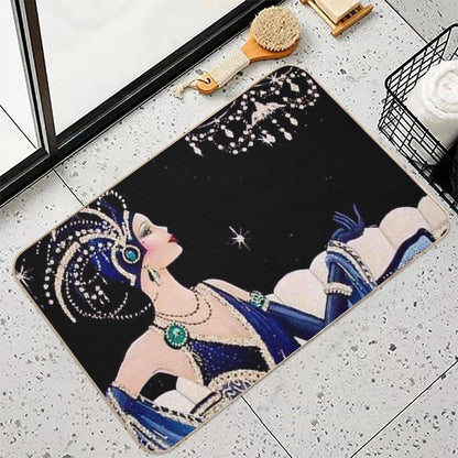 FLAPPER  Vintage 1939 Fashion Magazine Advertising Print  Easy Maintenance Bath Mat