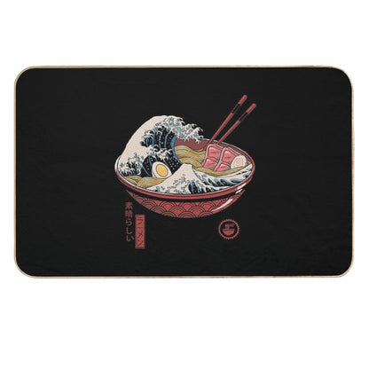 Great Ramen Wave  Pet-Safe Bath Mat