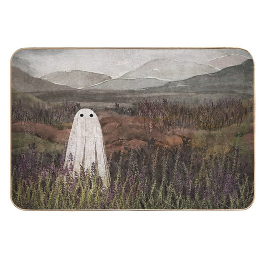 Heather Ghost  Non-Slip Bath Mat