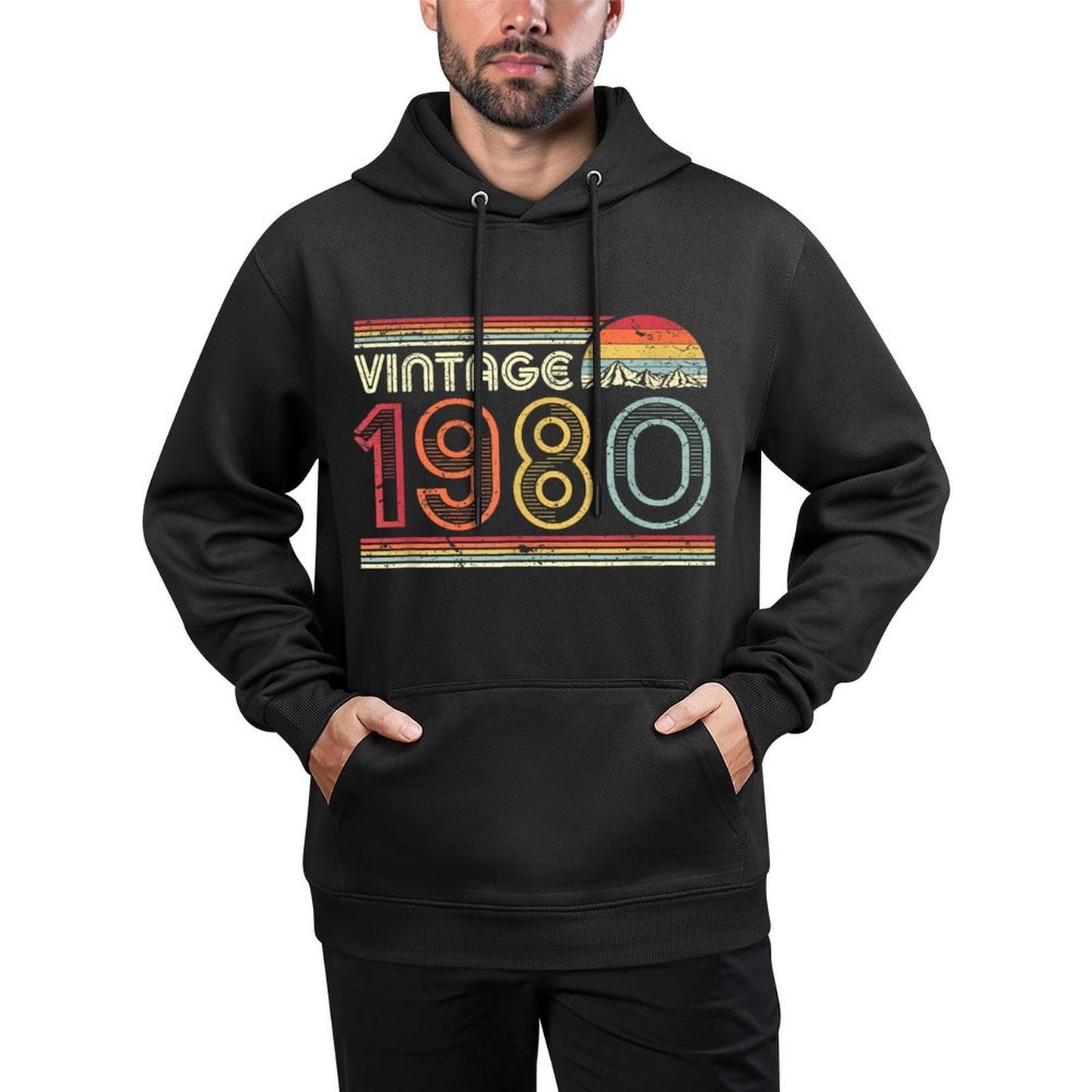 40th Birthday Gift. Classic, Vintage 1980 Unisex Design Hoodie