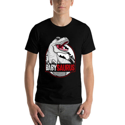 Babysaurus T-Rex Matching Family Dinosaur Baby Saurus  Soft T-Shirt