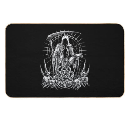 Demonic Grim Reaper  Long-Lasting Bath Mat