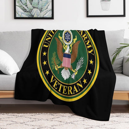 Army - US Army Veteran Gift-ready Throw Blanket