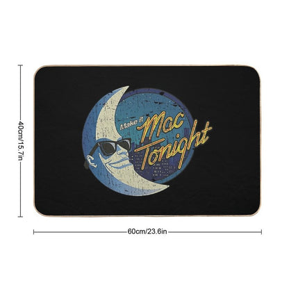 Mac Tonight Moon Man 1986  Non-Slip Bath Mat