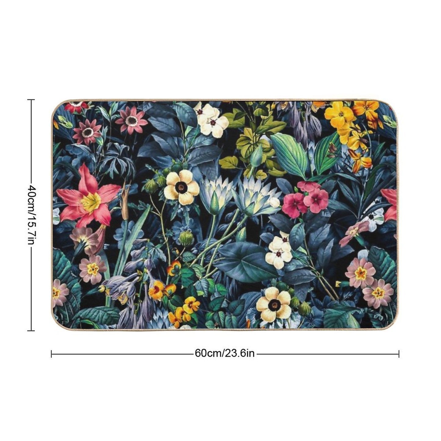 Exotic Garden  Non-Slip Bath Mat