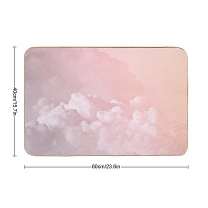 COTTON CANDY PASTEL CLOUDS by Monika Strigel  Pet-Safe Bath Mat